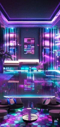 Property Purple Light Live Wallpaper