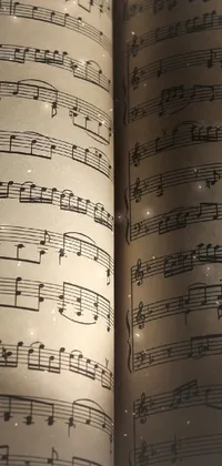 music sheets Live Wallpaper