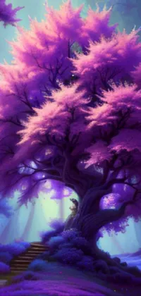 Purple Arecales Violet Live Wallpaper
