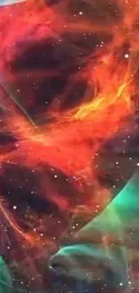Experience an otherworldly journey with this mesmerizing phone live wallpaper