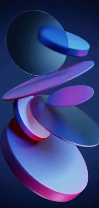 "Experience captivating generative art with this phone live wallpaper
