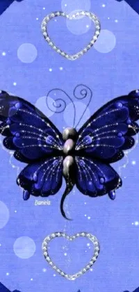 Purple Art Blue Live Wallpaper
