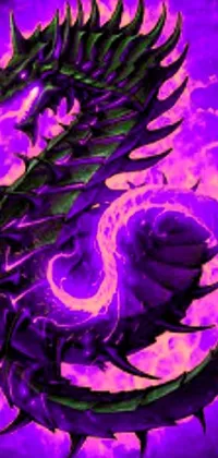Purple Art Magenta Live Wallpaper