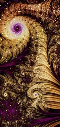 Purple Art Pattern Live Wallpaper