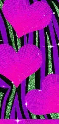 Purple Art Pink Live Wallpaper