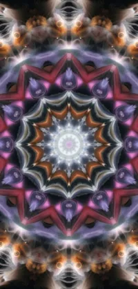 Purple Art Symmetry Live Wallpaper