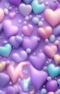 Purple Art Violet Live Wallpaper