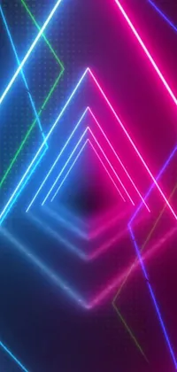 This neon live wallpaper is the perfect choice for those who love bold and beautiful colors