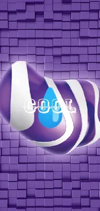 Purple Azure Font Live Wallpaper