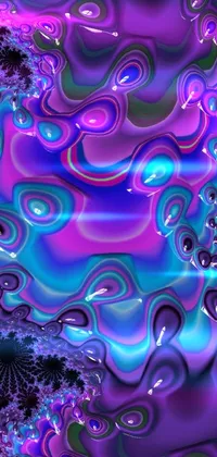 Purple Azure Liquid Live Wallpaper