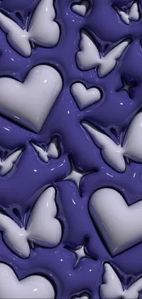 Purple Azure Organism Live Wallpaper