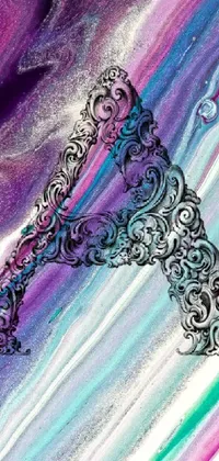 Purple Azure Textile Live Wallpaper