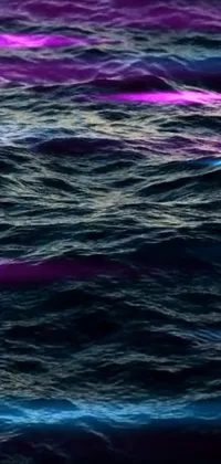 Purple Azure Water Live Wallpaper