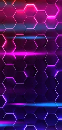 Purple Blue Light Live Wallpaper