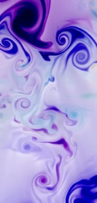 Purple Blue Liquid Live Wallpaper