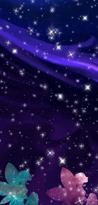 Stargazing nymphs by Kiara_C Live Wallpaper