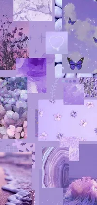 Purple Blue Nature Live Wallpaper