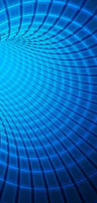 Liven up your phone with this mesmerizing blue spiral live wallpaper