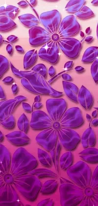 Purple Blue Textile Live Wallpaper