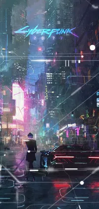 cuberpunk city Live Wallpaper
