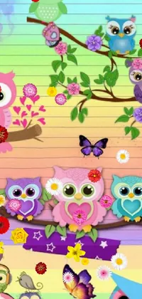 Purple Butterfly Insect Live Wallpaper