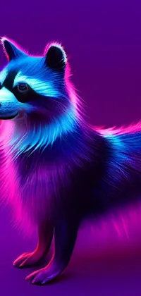 Purple Carnivore Whiskers Live Wallpaper