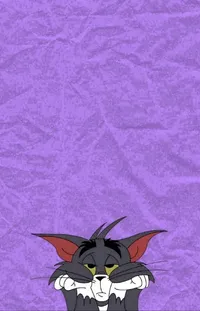 Purple Cartoon Violet Live Wallpaper