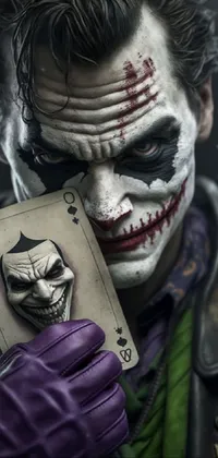 Purple Cool Joker Live Wallpaper - Free Download