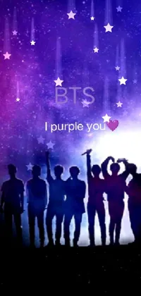 Purple Entertainment Lighting Live Wallpaper