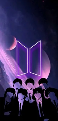 Bts Symbol, Purple Wallpaper Download