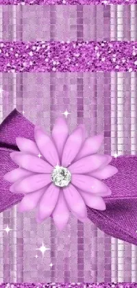 Purple Flower Plant Live Wallpaper