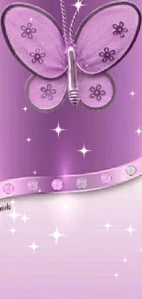 Purple Font Pink Live Wallpaper