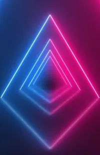 Purple Font Triangle Live Wallpaper