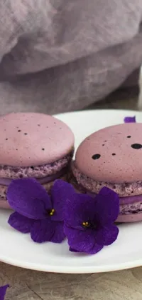 Purple Food Baked Goods Live Wallpaper