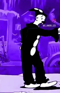 Purple Gesture Cartoon Live Wallpaper