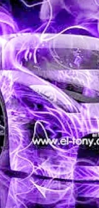 Purple Hood Automotive Tire Live Wallpaper