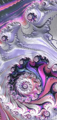 Purple Human Body Organism Live Wallpaper