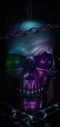 Purple Jaw Bone Live Wallpaper
