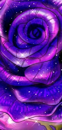 Purple Light Art Live Wallpaper