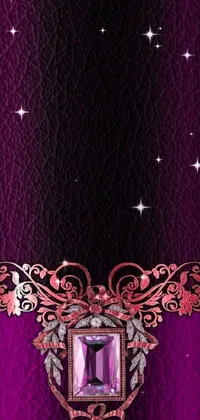 Purple Light Black Live Wallpaper