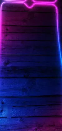 Purple Light Blue Live Wallpaper