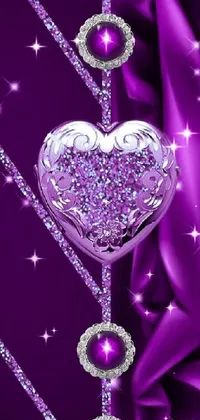 Purple Light Body Jewelry Live Wallpaper