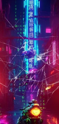 This phone live wallpaper is designed to elevate your cyberpunk vibe to the next level