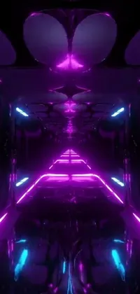 Purple Light Lighting Live Wallpaper