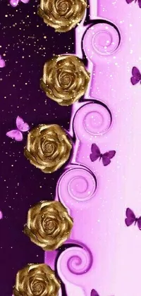 Purple Light Liquid Live Wallpaper