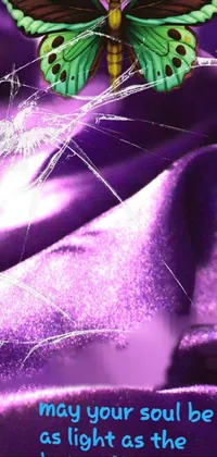 Purple Light Organism Live Wallpaper