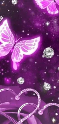 Purple Light Pollinator Live Wallpaper