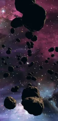 Transform your phone screen with a mesmerizing space-themed live wallpaper