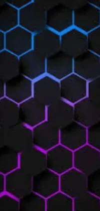 Purple Lighting Mesh Live Wallpaper