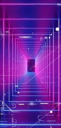 Purple Lighting Visual Effect Lighting Live Wallpaper